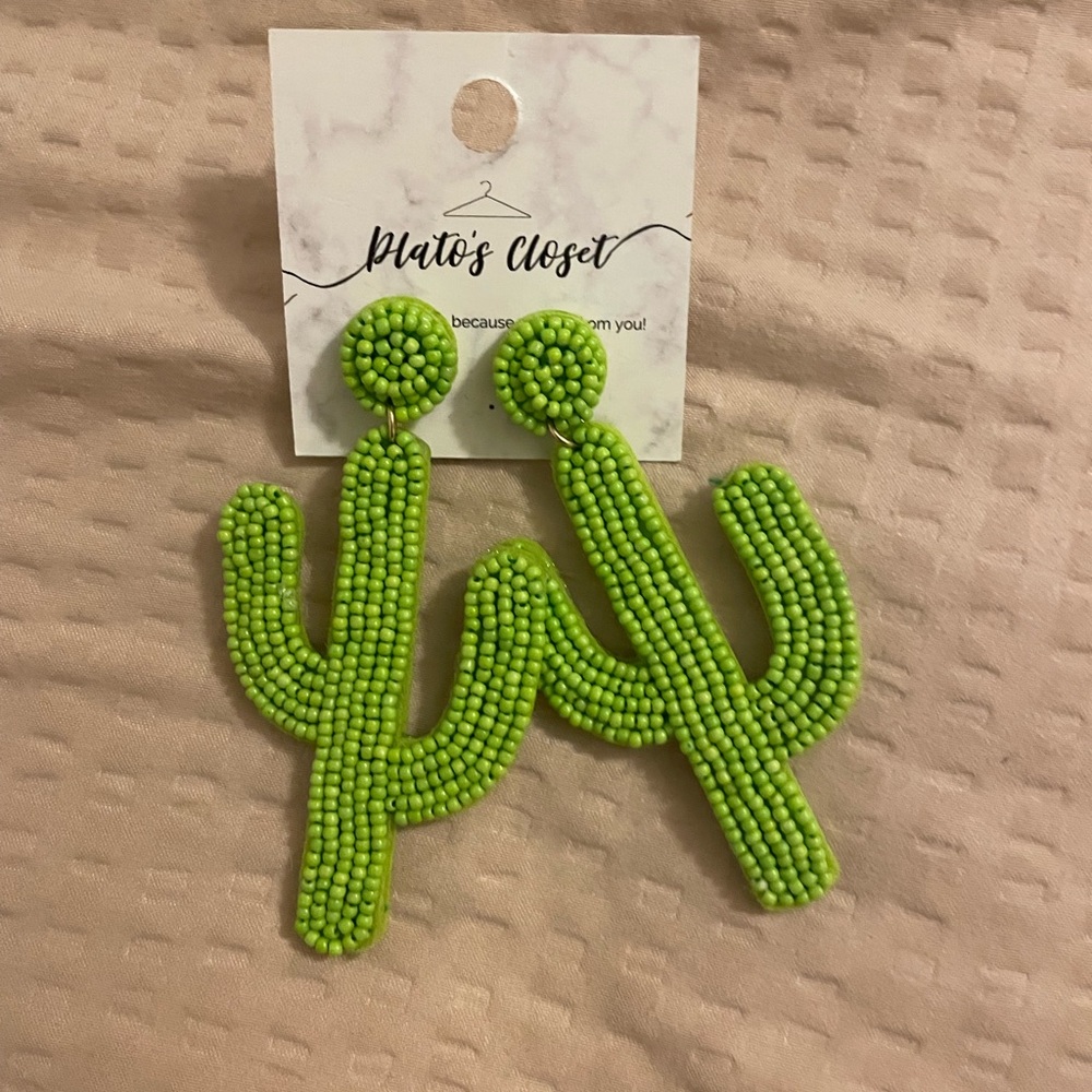 Cactus earrings